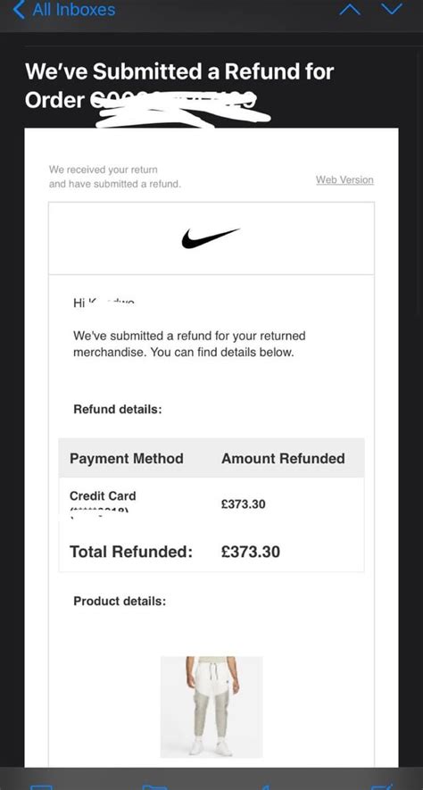 So only spend what you can afford to do without for a month. . Nike refund ftid
